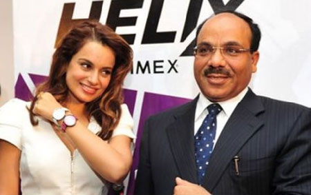 Kangna Ranaut in launching ceremony of new youth brand 'Helix'