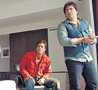 Govinda-Javed lock horns