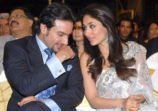 Saif exercises to Kareena`s `Halkat jawani`